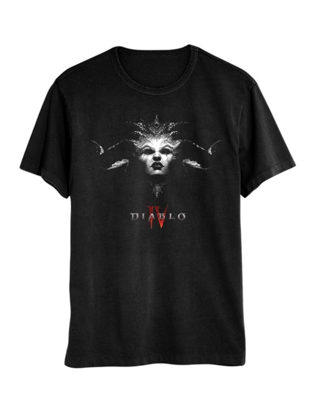 Brand New-Diablo IV Men's Black Graphic Short Sleeve Tee